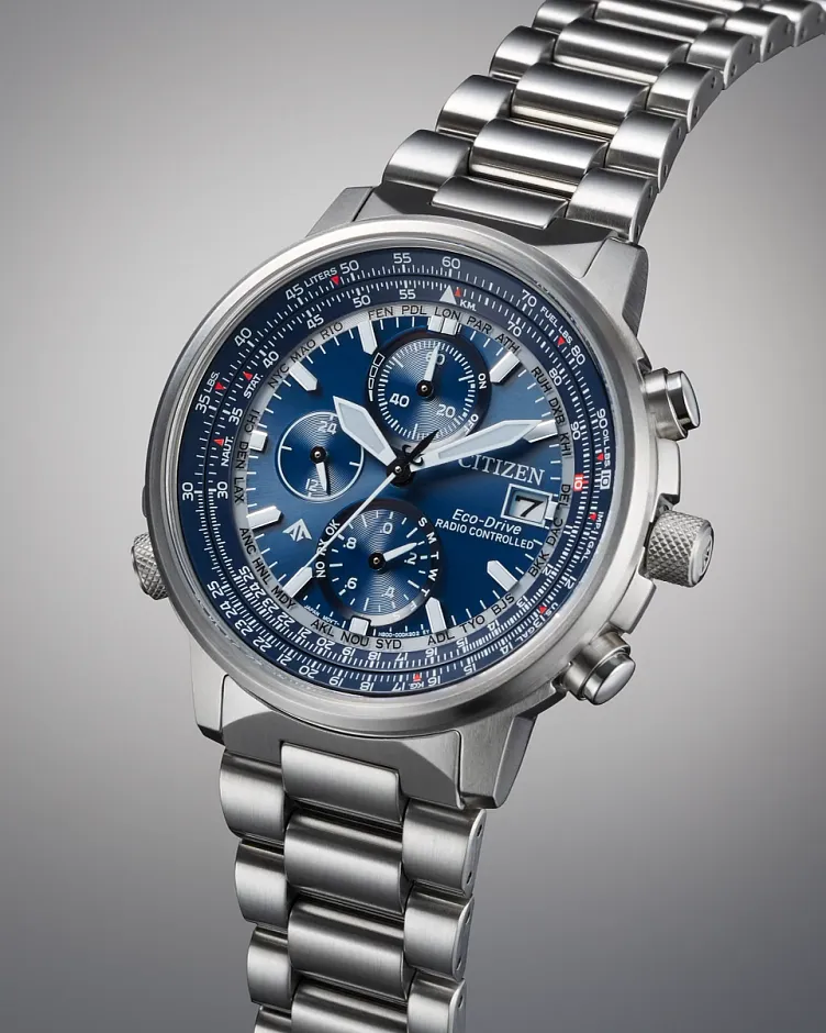 Promaster Navihawk A-T Blue Dial Stainless Steel Bracelet AT8300 Promaster Navihawk A-T Blue Dial Stainless Steel Bracelet AT8300